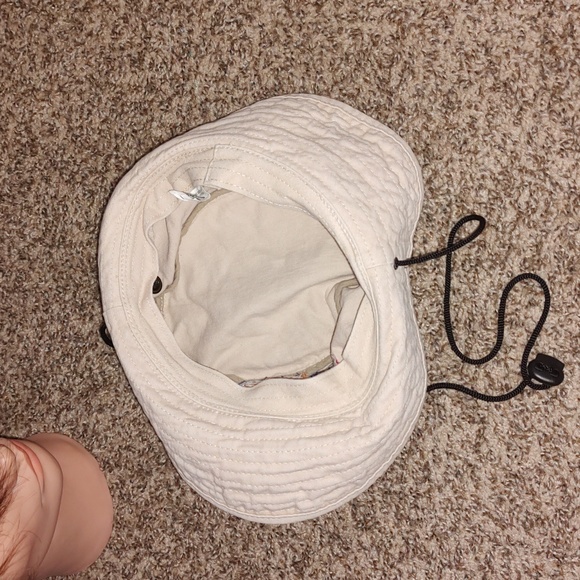 It's 5 O'Clock Somewhere Embroidered Beige Sun Hat - Picture 10 of 10